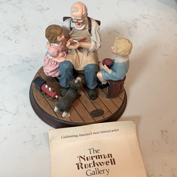 Norman Rockwell “ Grandpas Gift of Love” - Picture 1 of 10